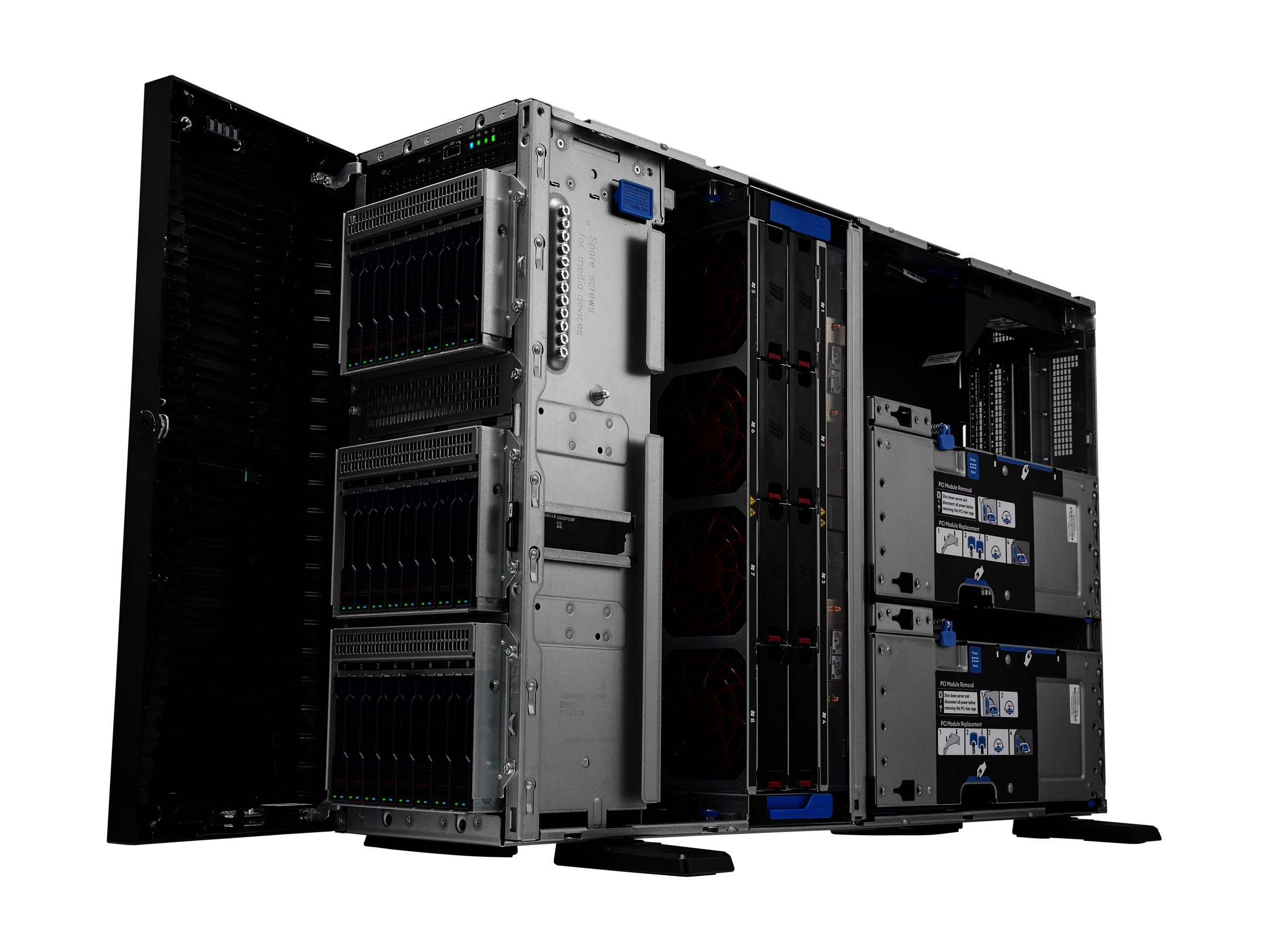 HPE ProLiant ML350 Gen11 - Server - tower 4U - 2-vejs - 1 x Xeon Gold 5515+ / op til 4.1 GHz - RAM 64 GB - SATA/SAS/NVMe - hot-swap 2.5 bås(e) - SSD 2 x 480 GB - Gigabit Ethernet - intet OS - skærm: ingen