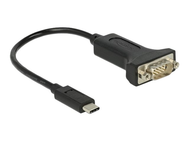 Delock USB / serielkabel 15cm Sort