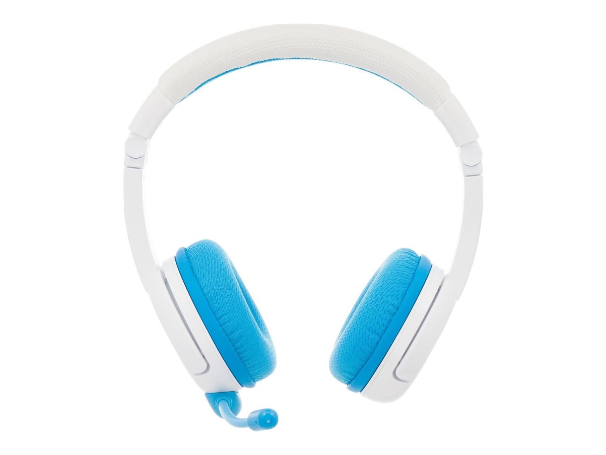 Onanoff BuddyPhones School+ Trådløs Høretelefoner Blå Hvid