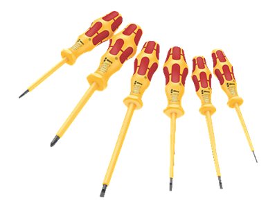 Wera Kraftform - Series 1000 VDE 1060 i/1062 i/6 Skruetrækkersæt 6 Dele