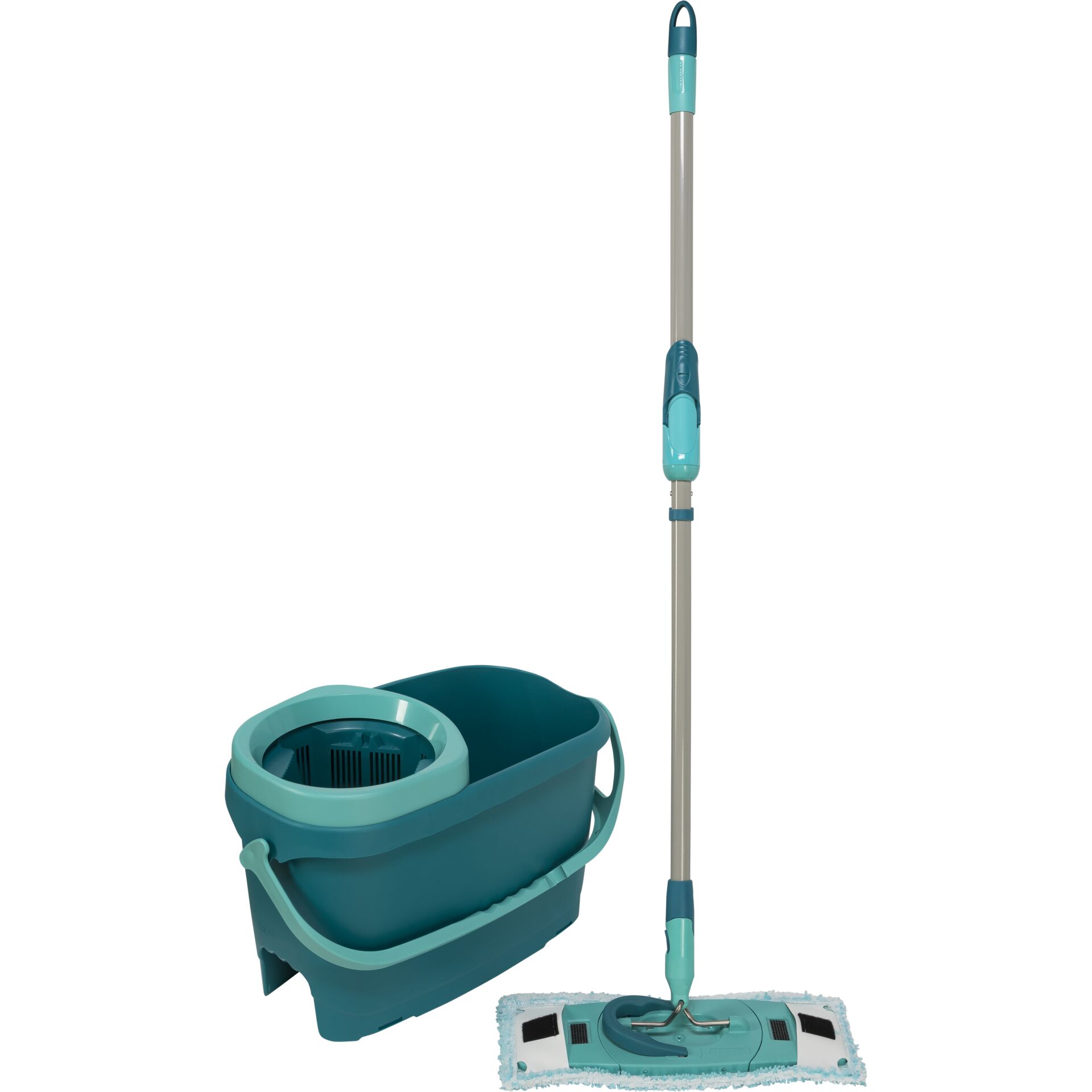 Leifheit - Gulvvaskersæt CLEAN TWIST M ERGO 6 liter Grøn Alu/Plast