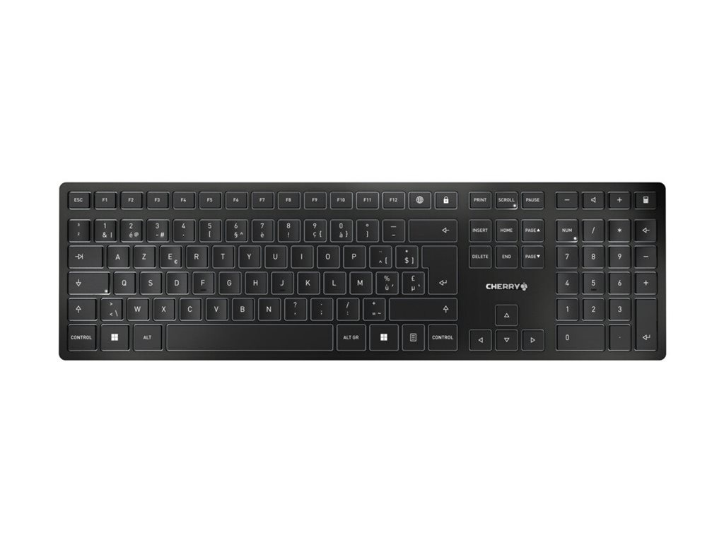 CHERRY KW 9100 SLIM Tastatur Trådløs Belgisk