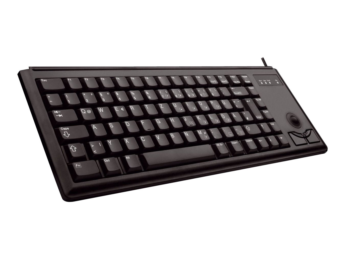 Cherry Compact-Keyboard G84-4400 - keyboard - US - black - Tastatur - Amerikansk engelsk - Sort