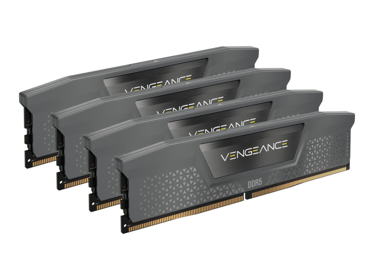 Corsair Vengeance DDR5-5600 - 64GB - CL36 - Quad Channel (4 pcs) - AMD EXPO & Intel XMP - Grå