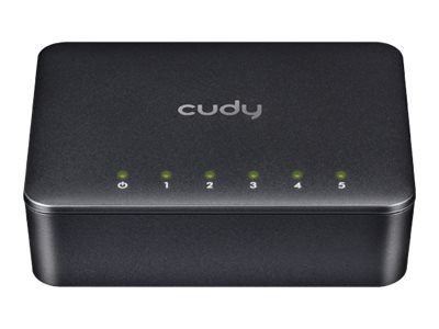 NetvÃ¦rksswitch Cudy FS105D - Fast Ethernet 10/100, sort