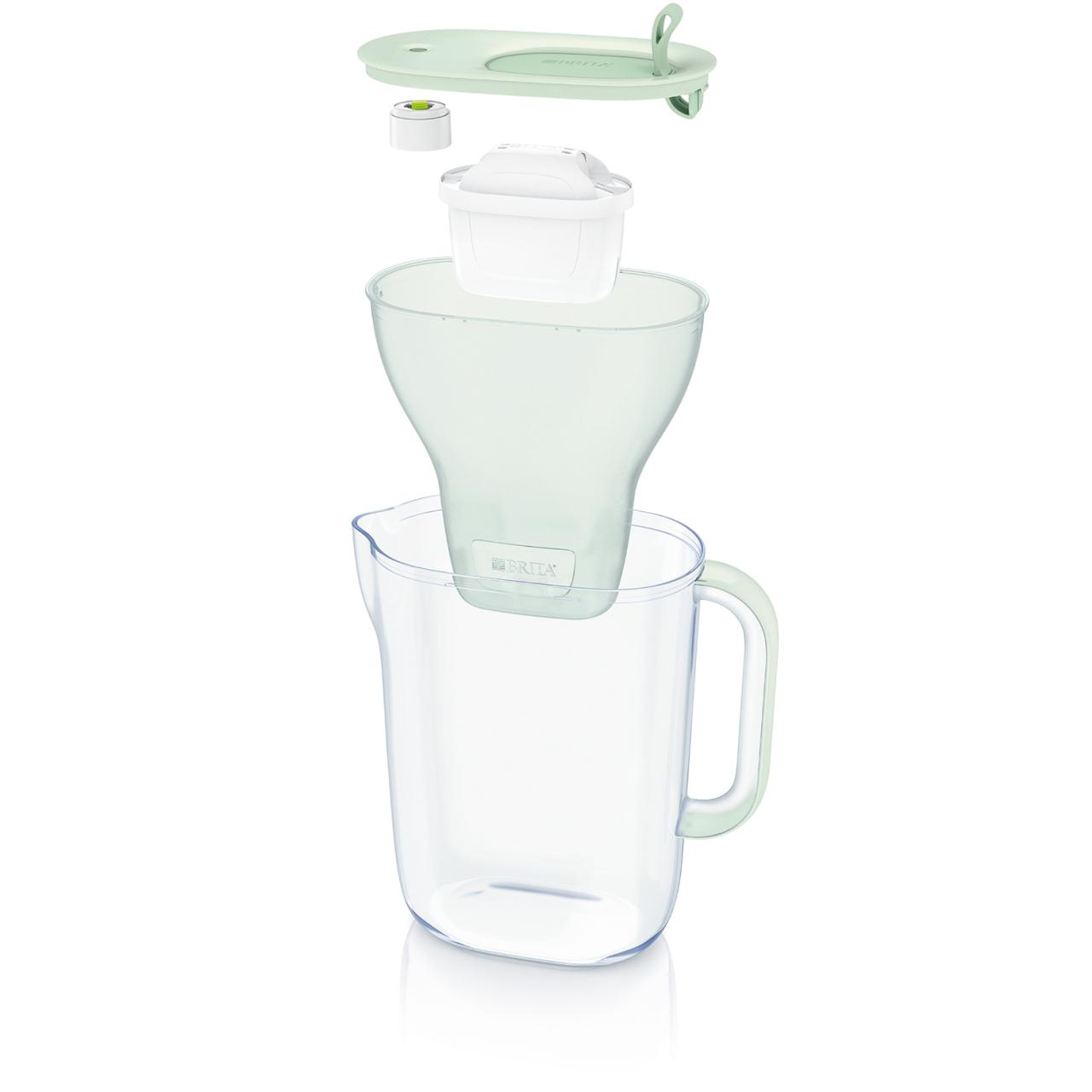 Brita 1051367 vandfilter Vandfiltreringsflaske 2,4 L Grøn, Transparent