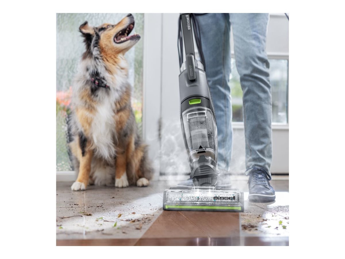 BISSELL CrossWave HydroSteam PET Pro 3528N - Damp/vakuumrenser - stav - uden pose