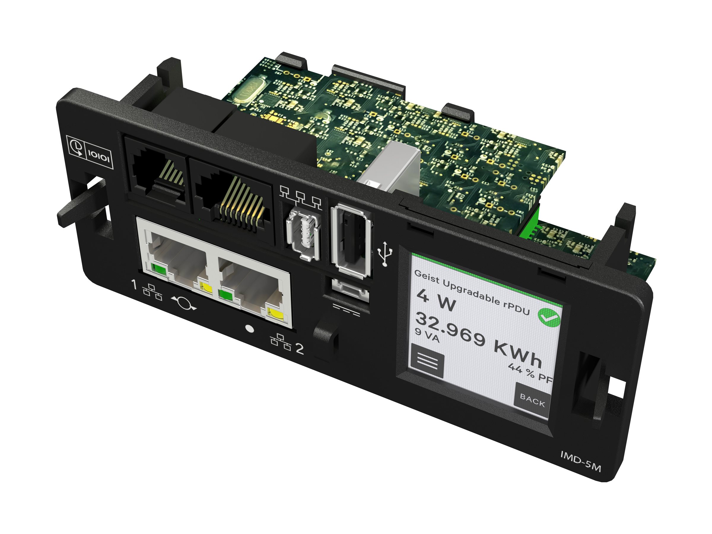 Geist Monitored Unit Level MG05M4B0-42IZ63-2PS56B2A10-S Strømfordelingsenhed 42-stik 16A Sort 3m