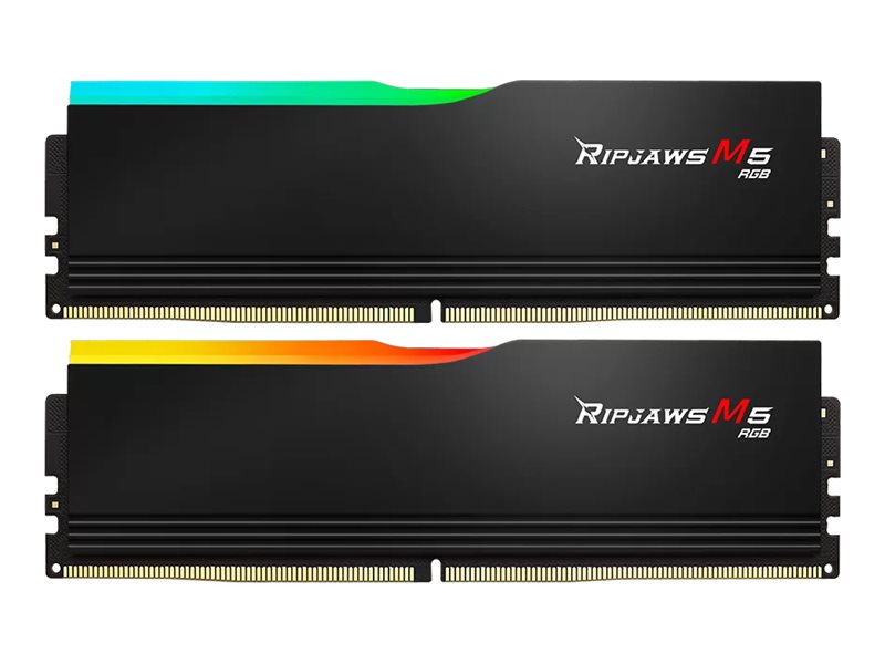 G.Skill G.Skill Ripjaws M5 RGB DDR5-5200 - 96GB - CL40 - Dual Channel (2 pcs) - Intel XMP - Sort