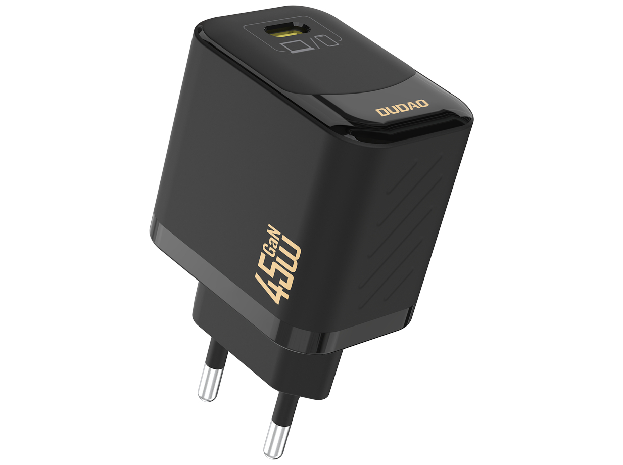 Dudao A28 45W GaN USB-C Wall Charger - Black