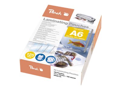 Peach Laminerings poser A6 (105 x 148 mm) Blank PP525-04