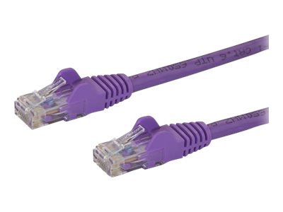 StarTech.com 50cm CAT6 Cable - Purple Snagless CAT 6 Wire - 100W RJ45 UTP 650MHz Category 6 Network Patch Cord UL/TIA (N6PATC50CMPL) CAT 6 Ikke