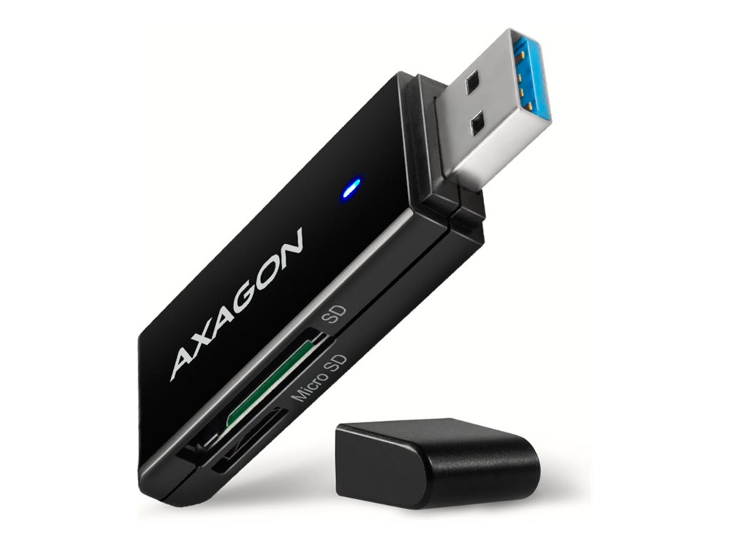 AXAGON Superspeed USB-A SD / microSD Card Reader