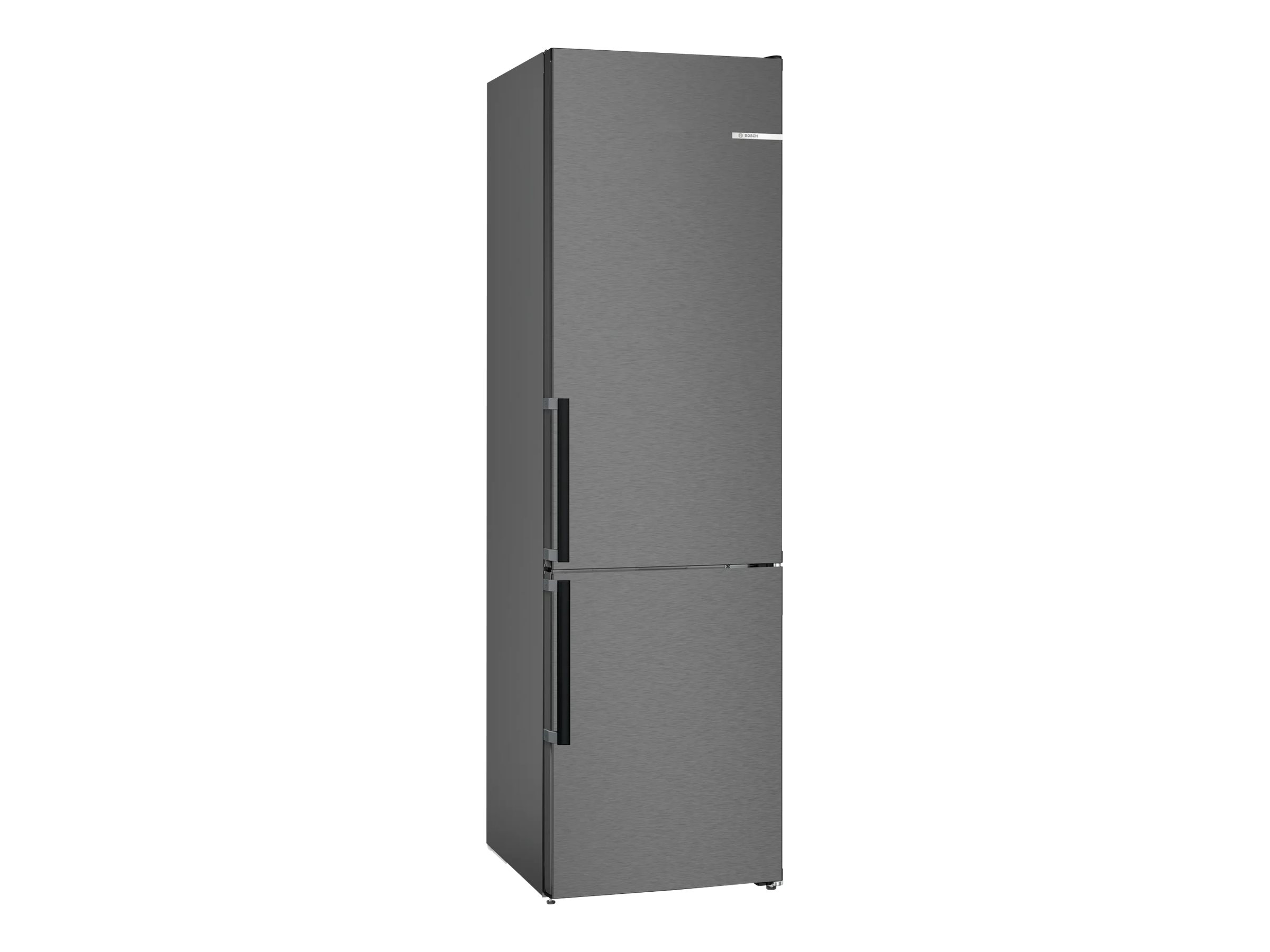 Bosch Serie | 4 KGN39VXBT - Køleskab/fryser - bund-fryser - bredde: 60 cm - dybde: 66.5 cm - højde: 203 cm - 363 liter - Klasse B - sort inox