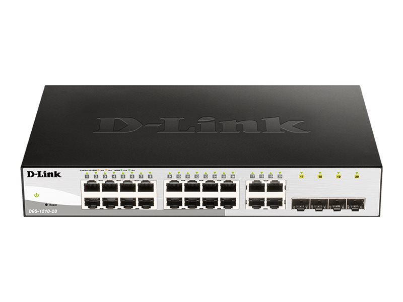 D-Link Web Smart DGS-1210-20 Switch 16-porte Gigabit