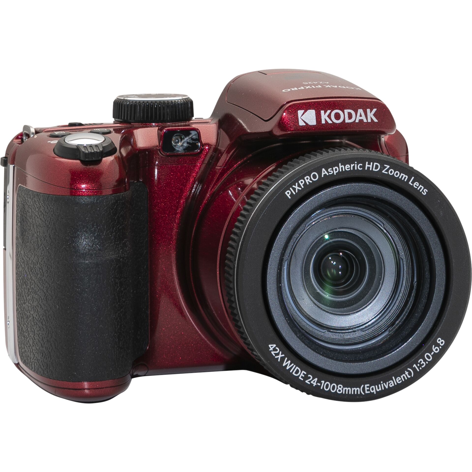Kodak Astro Zoom AZ425, 20,68 MP, 5184 x 3888 pixel, BSI CMOS, 42x, Fuld HD, Sort, Rød