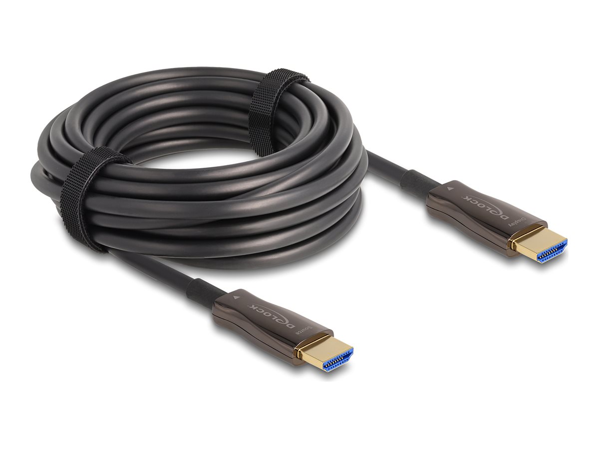 Delock HDMI-kabel 10m Sort