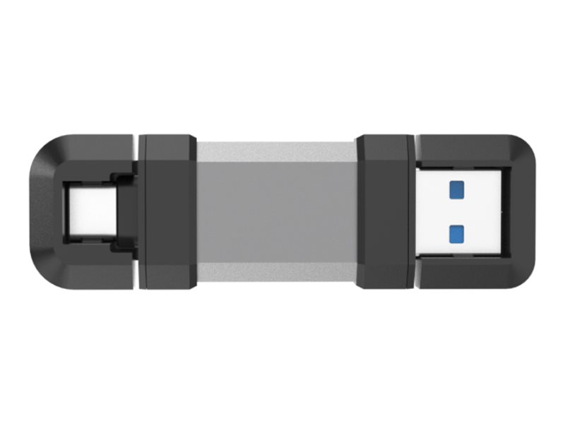 SILICON POWER Mobile C51 128GB USB 3.0 / USB-C USB stick Sort Sølv