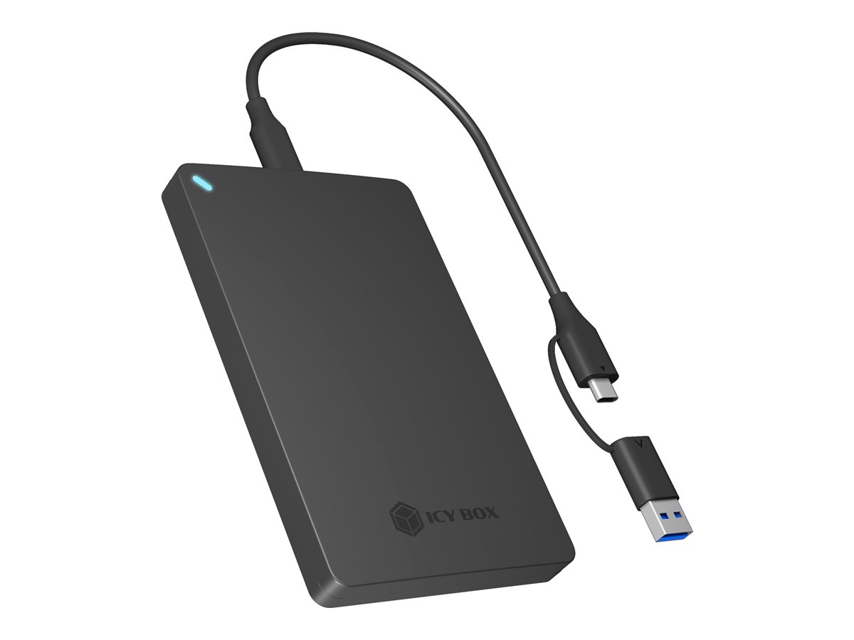 ICY BOX Ekstern Lagringspakning USB-C 3.2 (Gen 2) SATA 6Gb/s