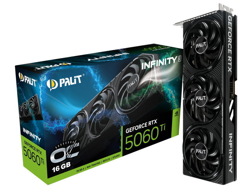 Palit GeForce RTX 5060 TI Infinity 3 OC 16GB