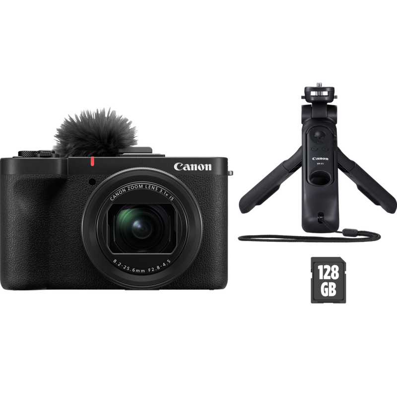 Canon PowerShot V1 Premium Vlogger Kit 23,9Megapixel Sort Digitalkamera