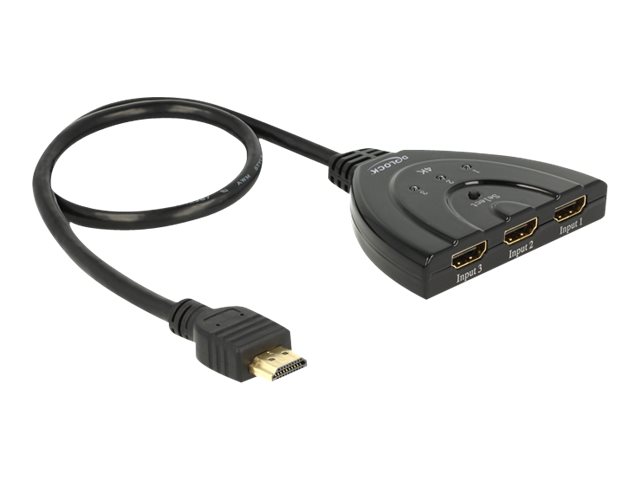 DeLock HDMI UHD 3 x HDMI in > 1 x HDMI out 4K Video-/audioswitch HDMI