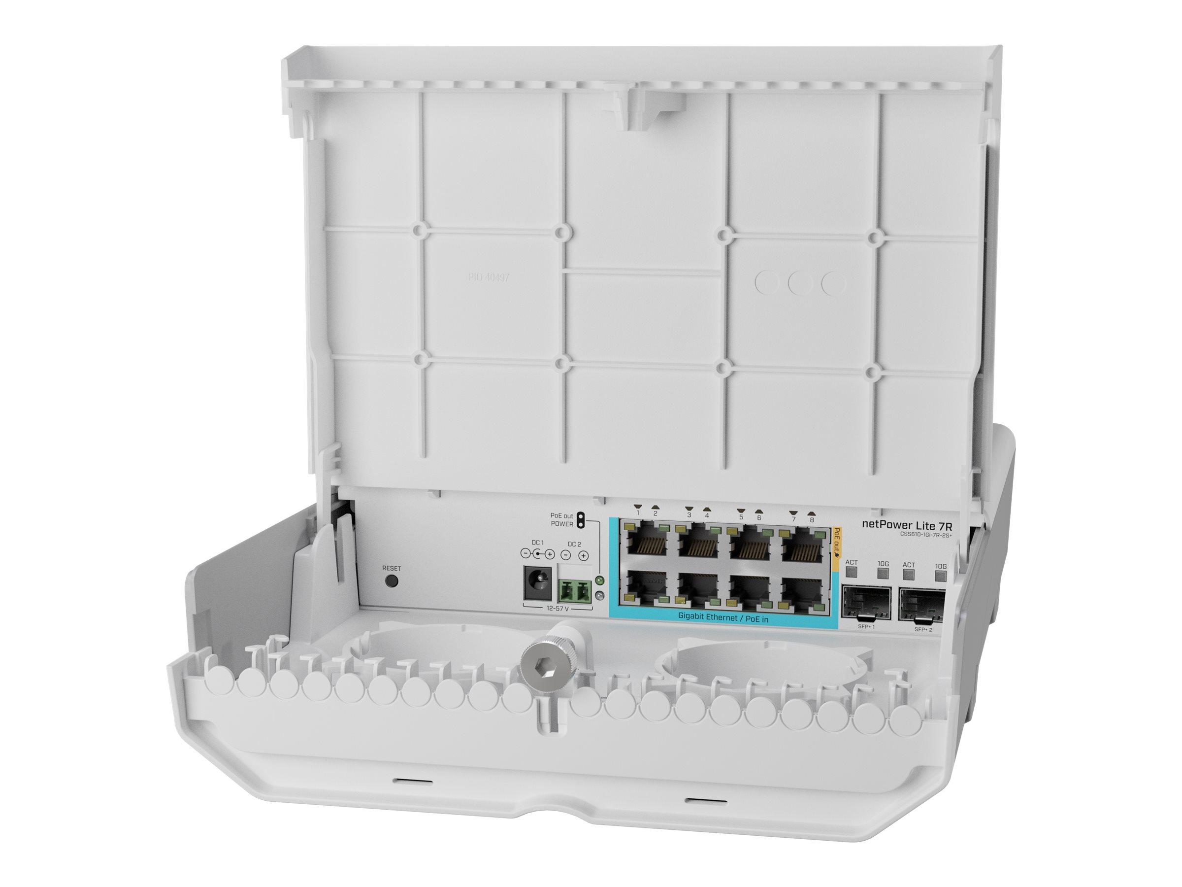 Mikrotik Netpower Lite 7r Gigabit Ethernet (10/100/1000) Strøm Over Ethernet (poe) Hvid