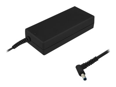 Strømforsyning til bærbar - Qoltec for Dell, 90 W, 19,5 V, 4,62 A, 4,5×3,0 mm + pin, inkl. netkabel