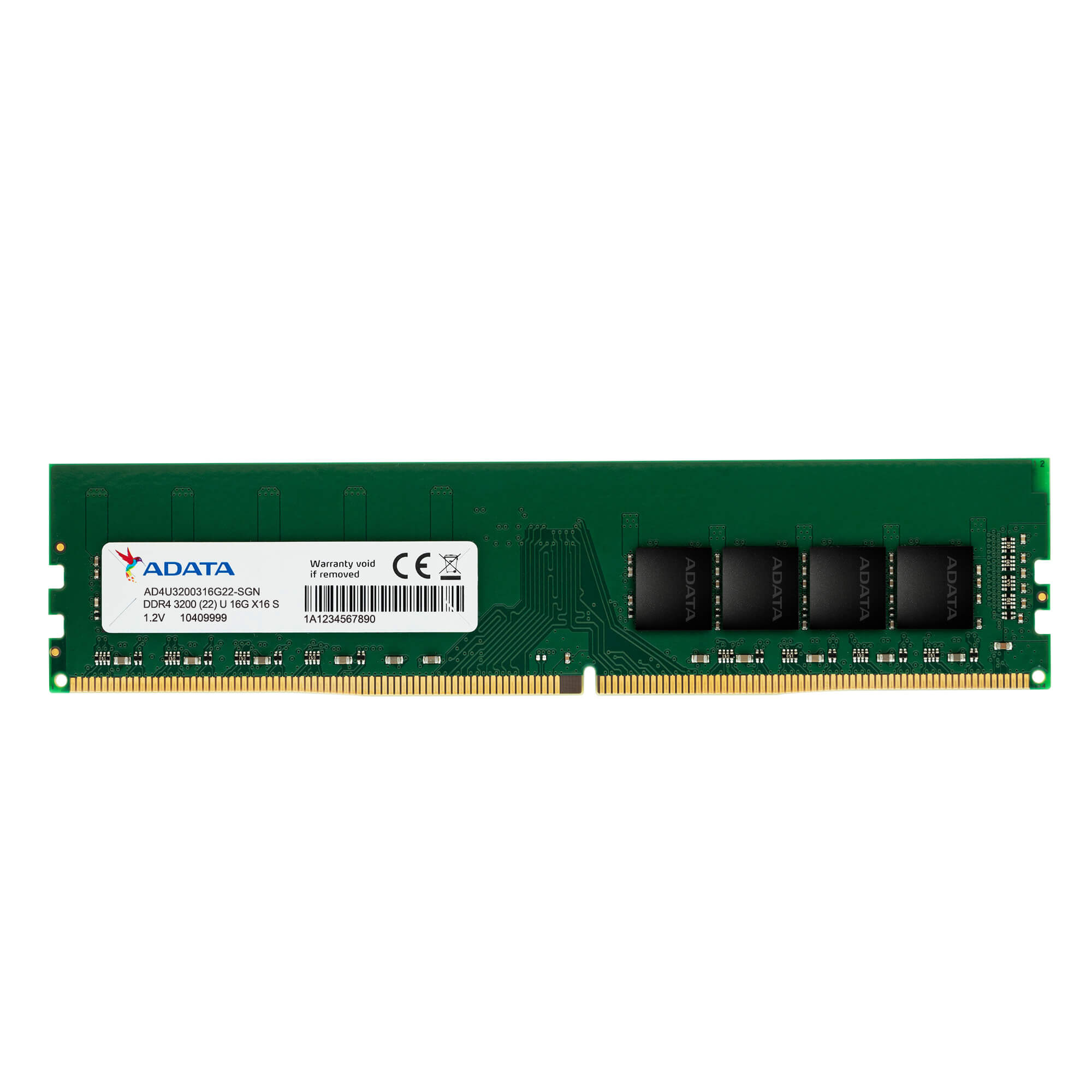 ADATA Premier Series DDR4 16GB 3200MHz CL22 Ikke-ECC