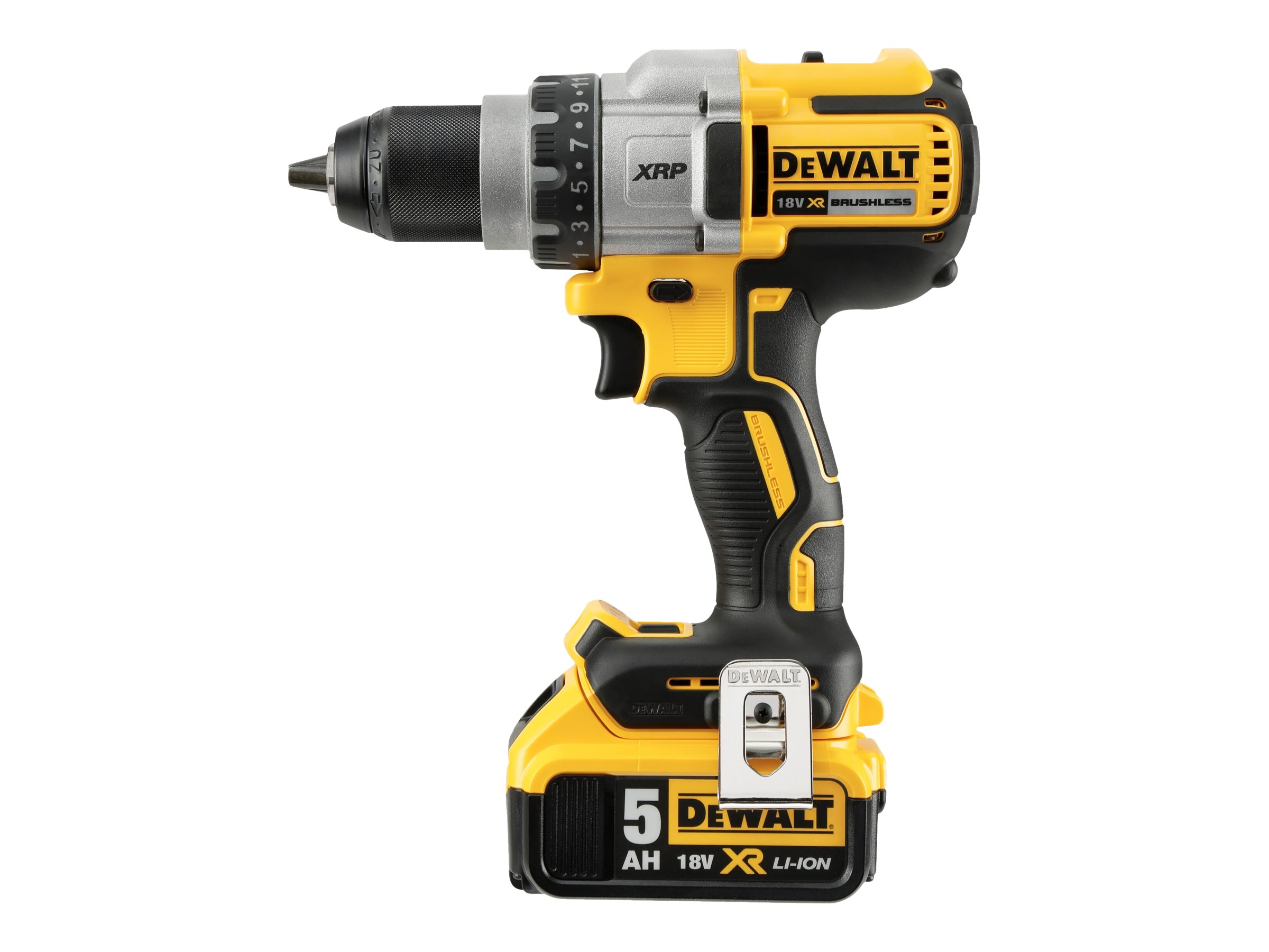 DeWALT XRP Bore-/skruemaskine 18V Batteridrevet 2 batterier inkluderet