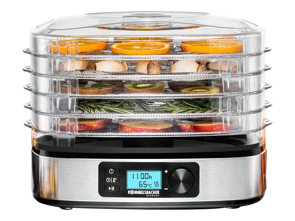 Rommelsbacher DA 350 - Fødevaretørrer - 350 W - rustfrit stål