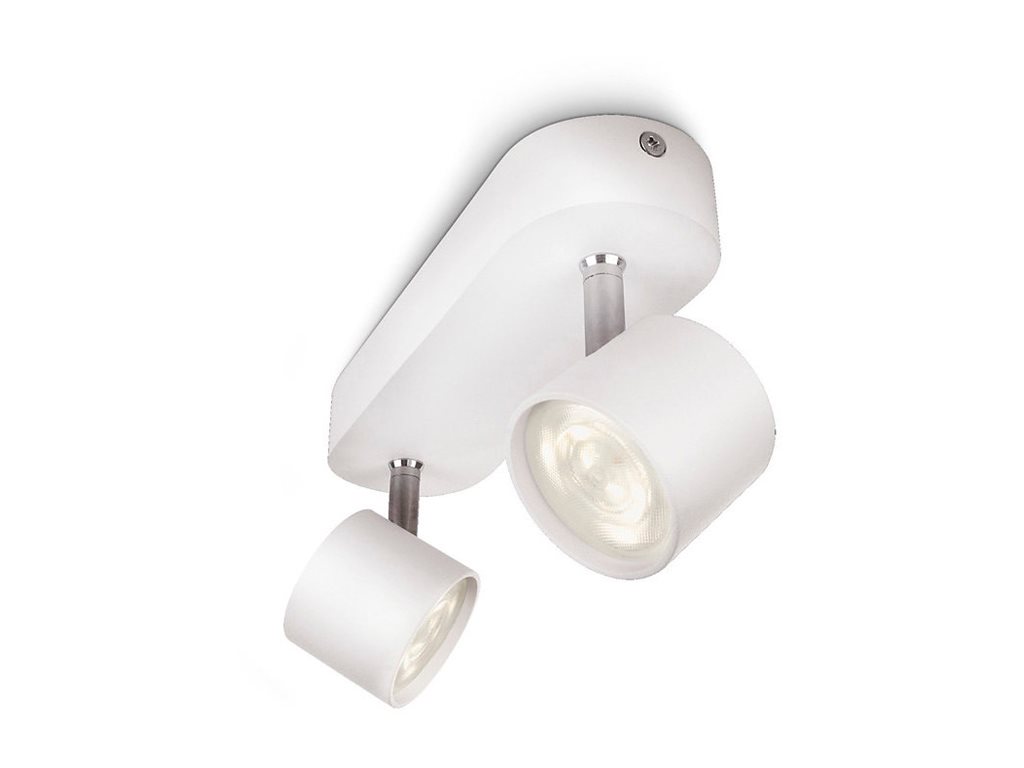 PHILIPS Star lofts-/vægspot 2x4W Dæmpbar LED Hvid
