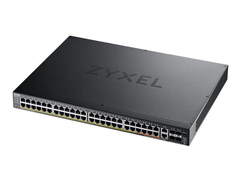ZyXEL XGS2220-54HP 48-port GbE PoE L3 Access Switch with 6 10G Uplink (600W)