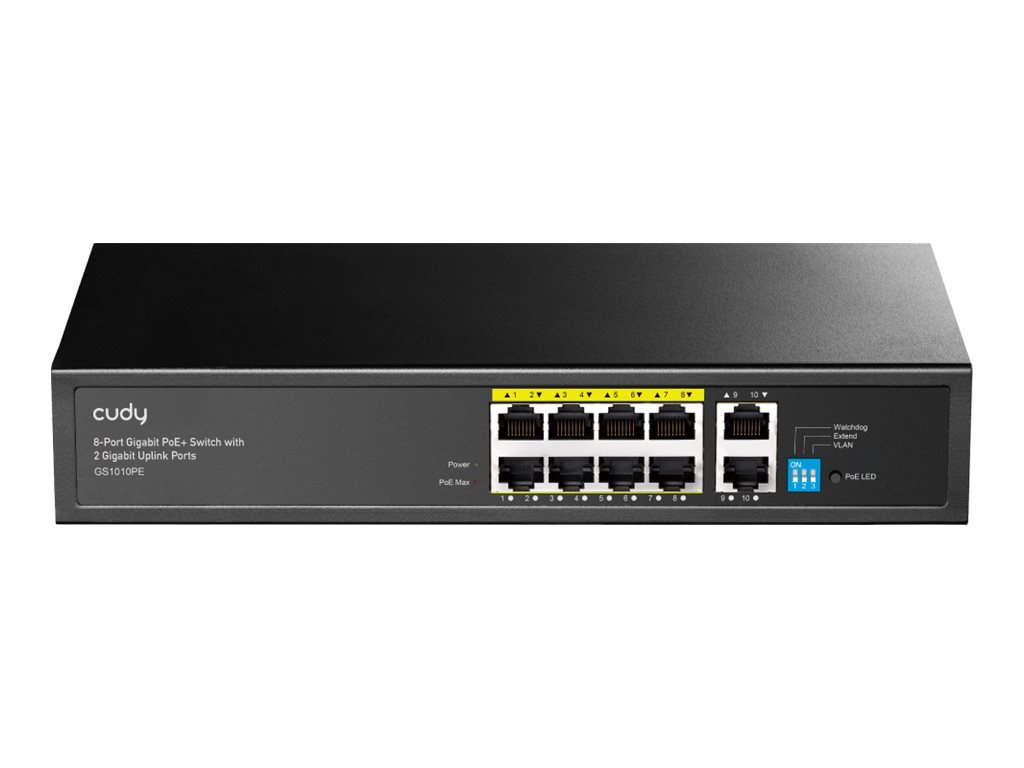 Cudy GS1010PE 10-Port Gigabit PoE+ Switch (120W)