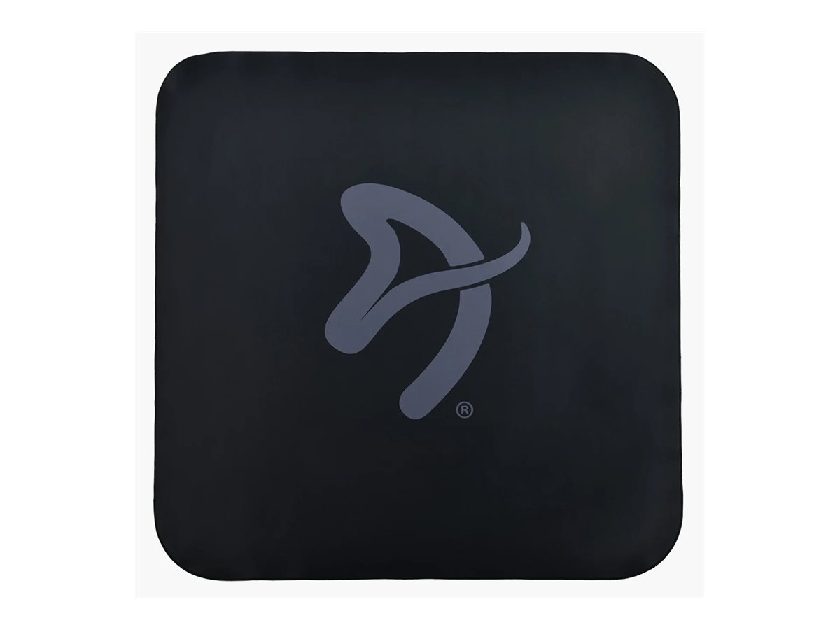 Arozzi Zona - Stolemåtte for kontor - kvadratisk - 116 x 116 cm - sort grå