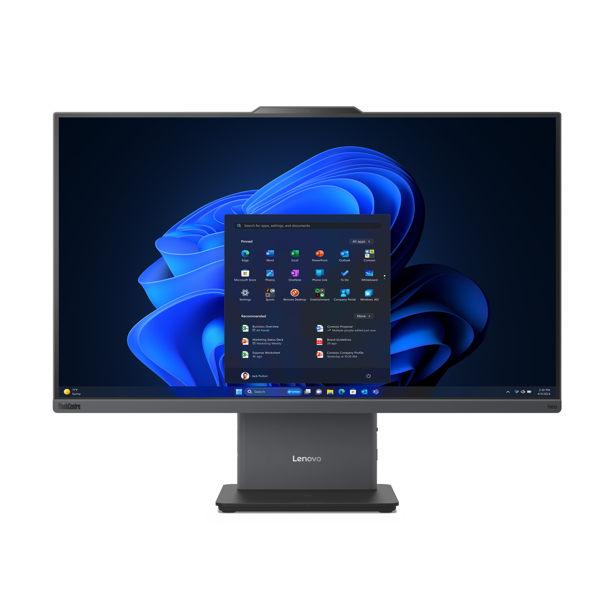 Lenovo ThinkCentre neo 50a 27 G5 12SA AIO Core i5 I5-13420H 16GB 512GB Intel UHD Graphics No-OS