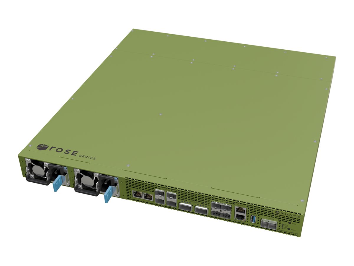 MikroTik RDS2216 - NAS-server - SSD - RAM 32 GB - 100 Gigabit Ethernet - 1U