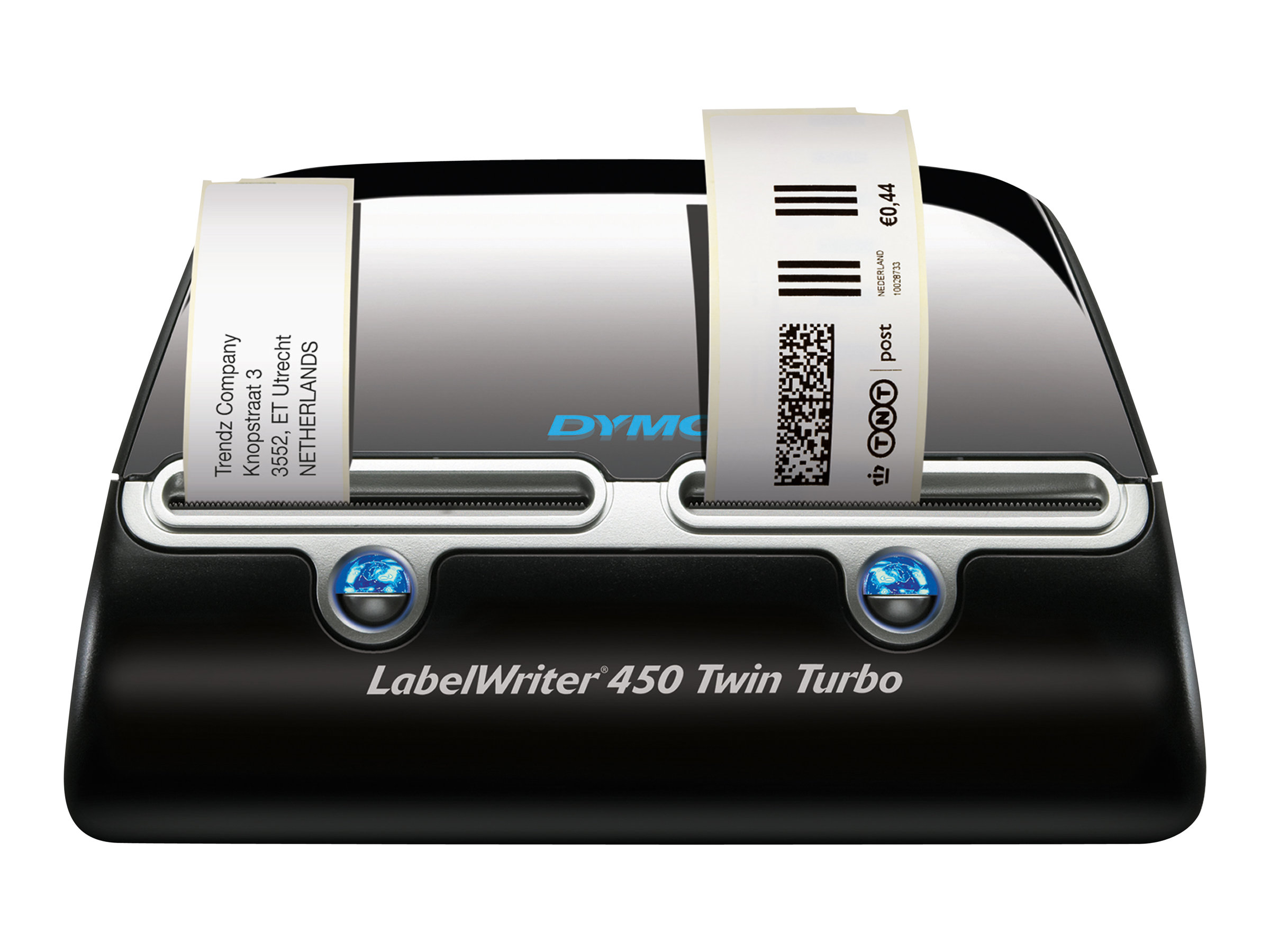 DYMO LabelWriter 450 Twin Turbo - Etiketprinter - direkte termisk - Rulle (6,2 cm) - 600 x 300 dpi - op til 71 etiketter/min. - kapacitet: 2 ruller - USB