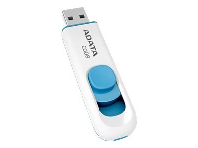 A-Data Classic Series C008 Capless - Hvid - 64GB - USB Stick