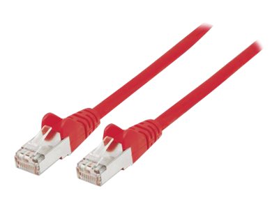 Intellinet Network Patch Cable, Cat6, 2m, Red, Copper, S/FTP, LSOH / LSZH, PVC, RJ45, Gold Plated Contacts, Snagless, Booted, Lifetime Warranty, billede