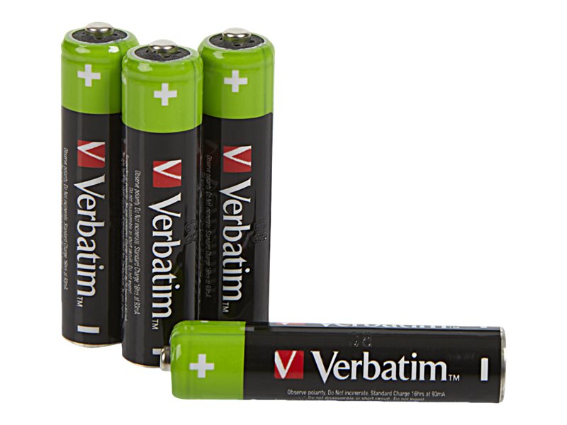 Verbatim Premium battery - 4 x AAA / HR03 - NiMH