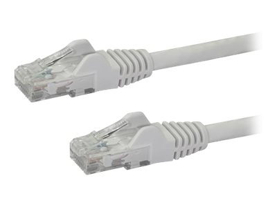StarTech.com 100ft CAT6 Cable - White Snagless CAT 6 Wire - 100W RJ45 UTP 650MHz Category 6 Network Patch Cord UL/TIA (N6PATCH100WH) CAT 6 Ikke