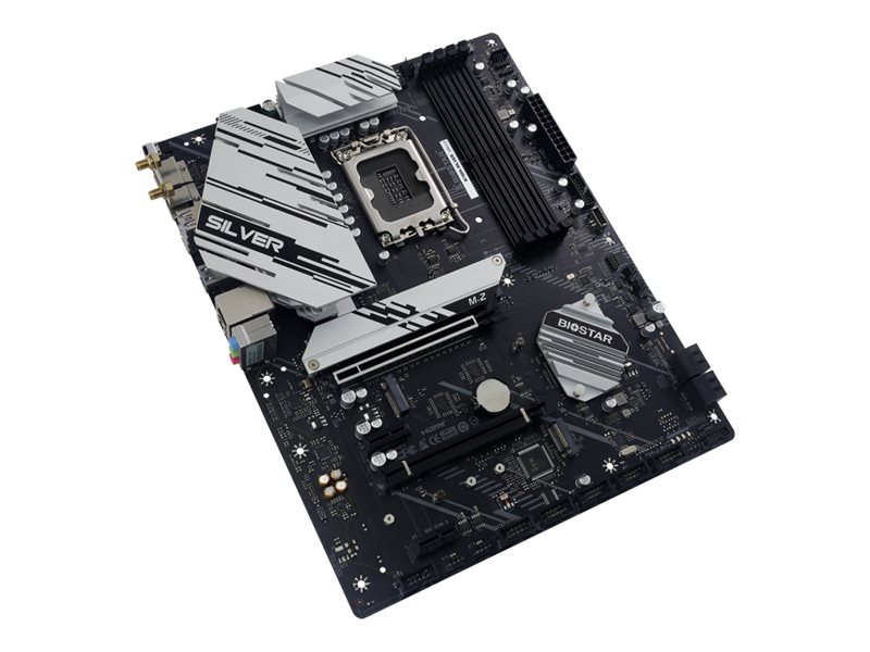 Biostar B760A-SILVER ATX LGA1700 sokkel Intel B760