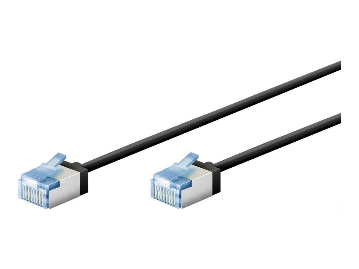 goobay CAT 6a U/FTP, PiMF 3m Patchkabel Sort