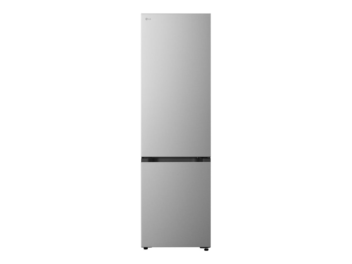 LG GBBS322CPY - Køleskab/fryser - bund-fryser - Wi-Fi - bredde: 59.7 cm - dybde: 67.4 cm - højde: 203 cm - 375 liter - Klasse C - prime-sølv