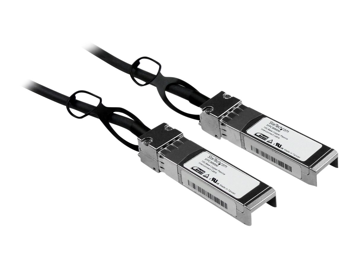 StarTech.com 5m 10G SFP to SFP Direct Attach Cable for Cisco SFP-H10GB-CU5M - 10GbE SFP Copper DAC 10 Gbps Passive Twinax Dobbelt-axial 5m Direkte