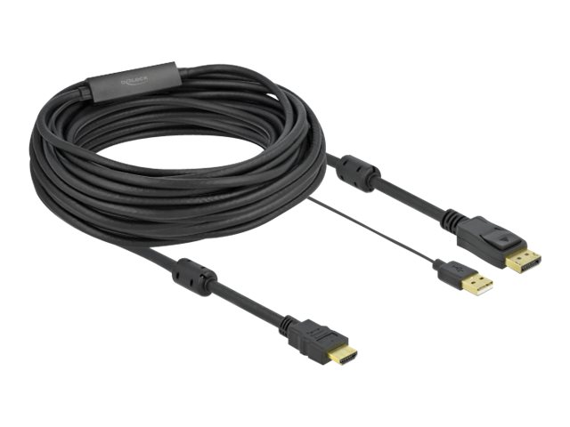 Delock Video/audiokabel 10m Sort