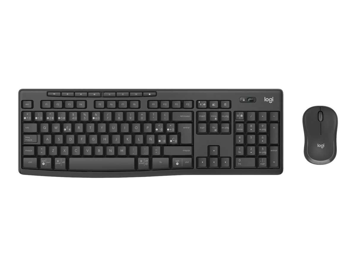 Logitech MK370 Combo for Business Sæt med mus og tastatur Membran/pressestempel Trådløs US International