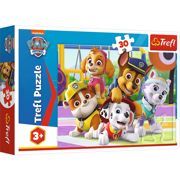 Trefl Puzzle - PAW Patrol - Paw Patrol always on time (30 pieces) Floor