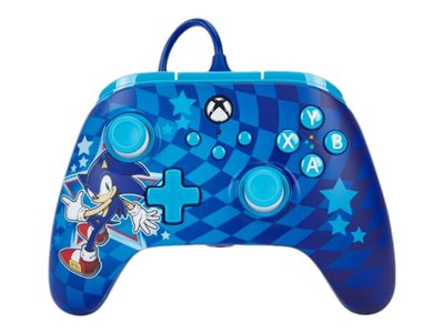 PowerA Advantage kablet controller til Xbox Series X|S - Sonic Style - Wired Controller - Microsoft Xbox One
